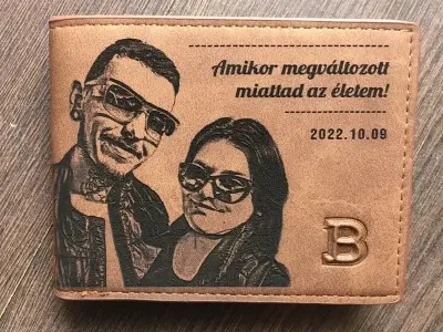 Gravírovaná Peňaženka Referenčný Obrázok 4