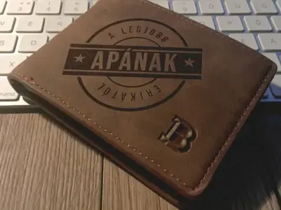 Gravírovaná Peňaženka Referenčný Obrázok 6