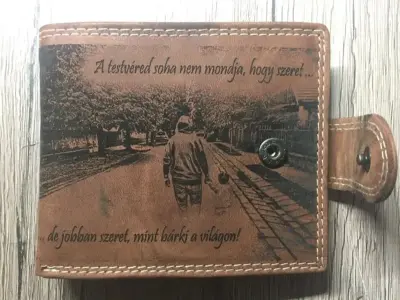 Gravírovaná Peňaženka Referenčný Obrázok 7