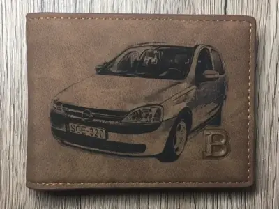 Gravírovaná Peňaženka Referenčný Obrázok 9