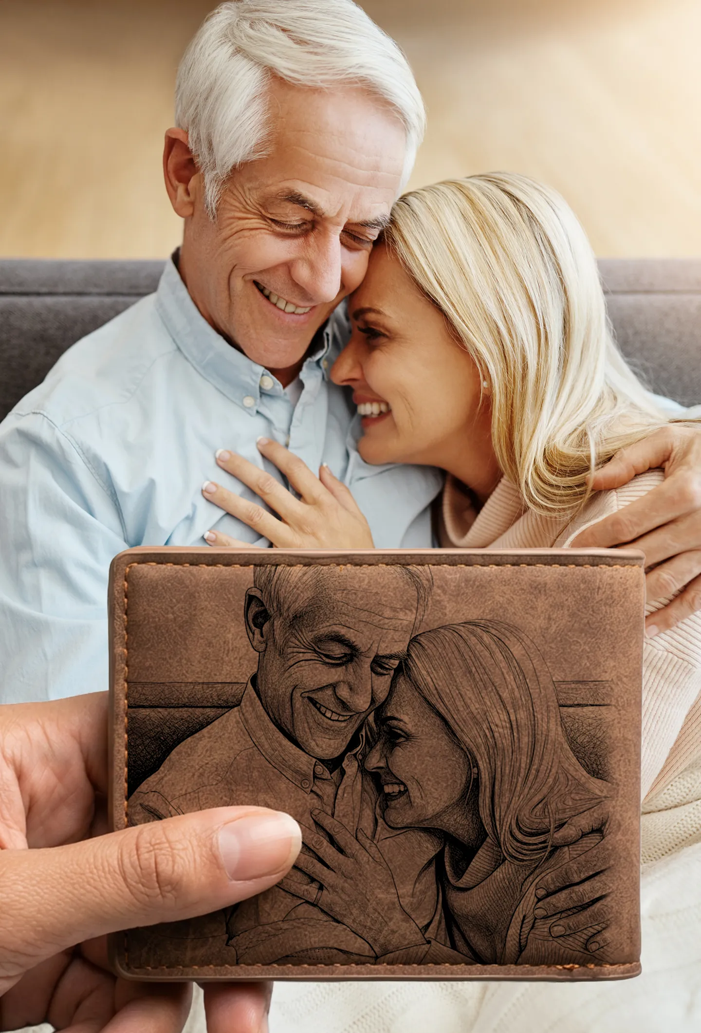 Gravírozott pénztárca referencia kép