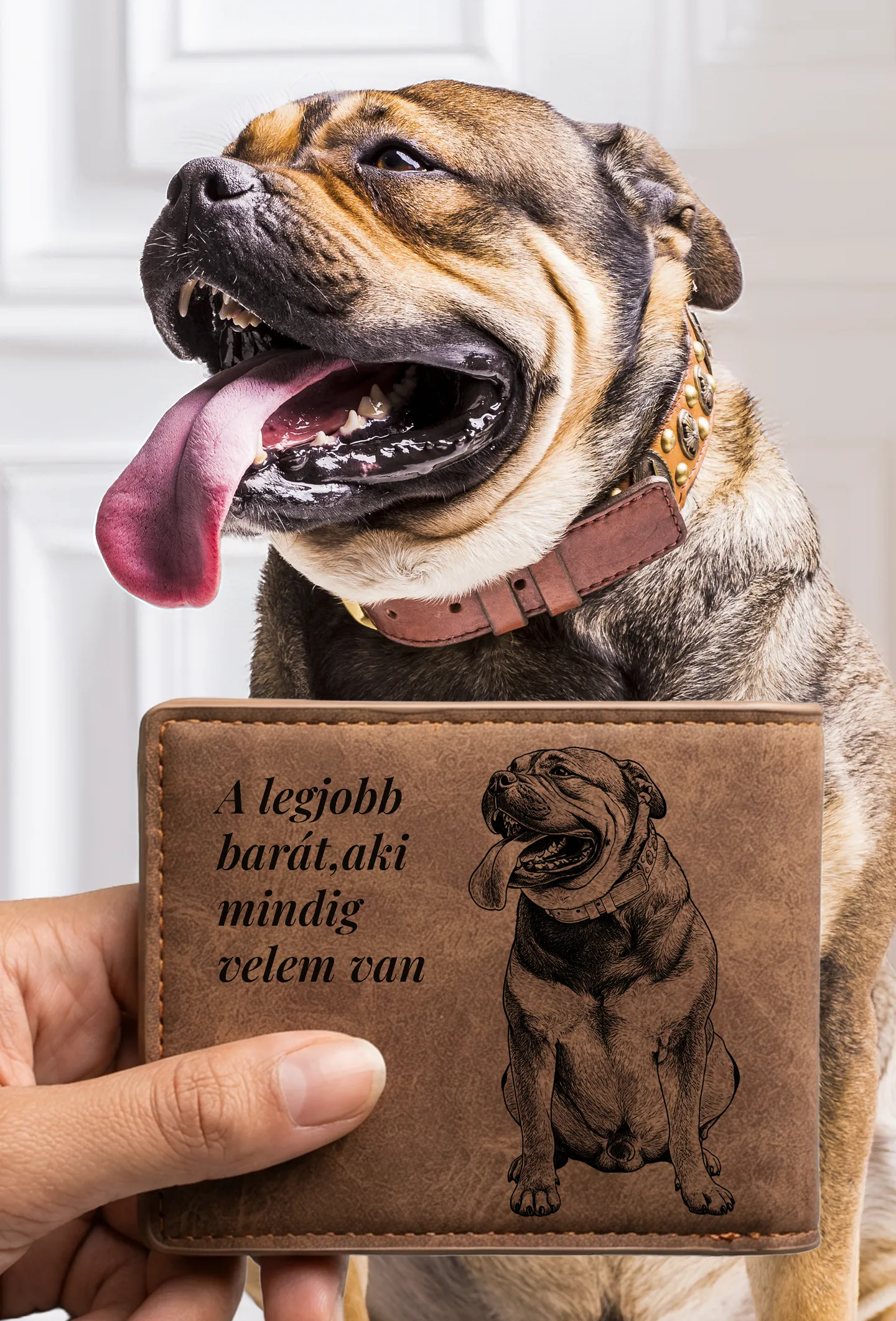 Gravírozott pénztárca referencia kép